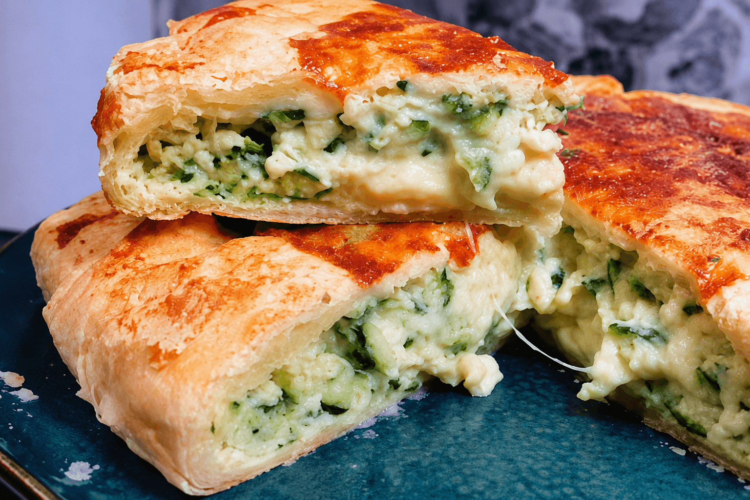 Torta salata con zucchine a crudo e super gustosa