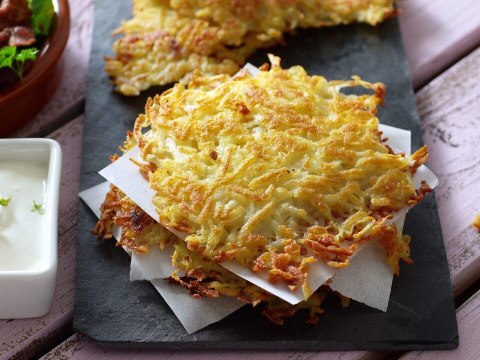 Patate Rosti Rostì di patate al forno: facilissimi da fare e buonissimi, finiscono ...
