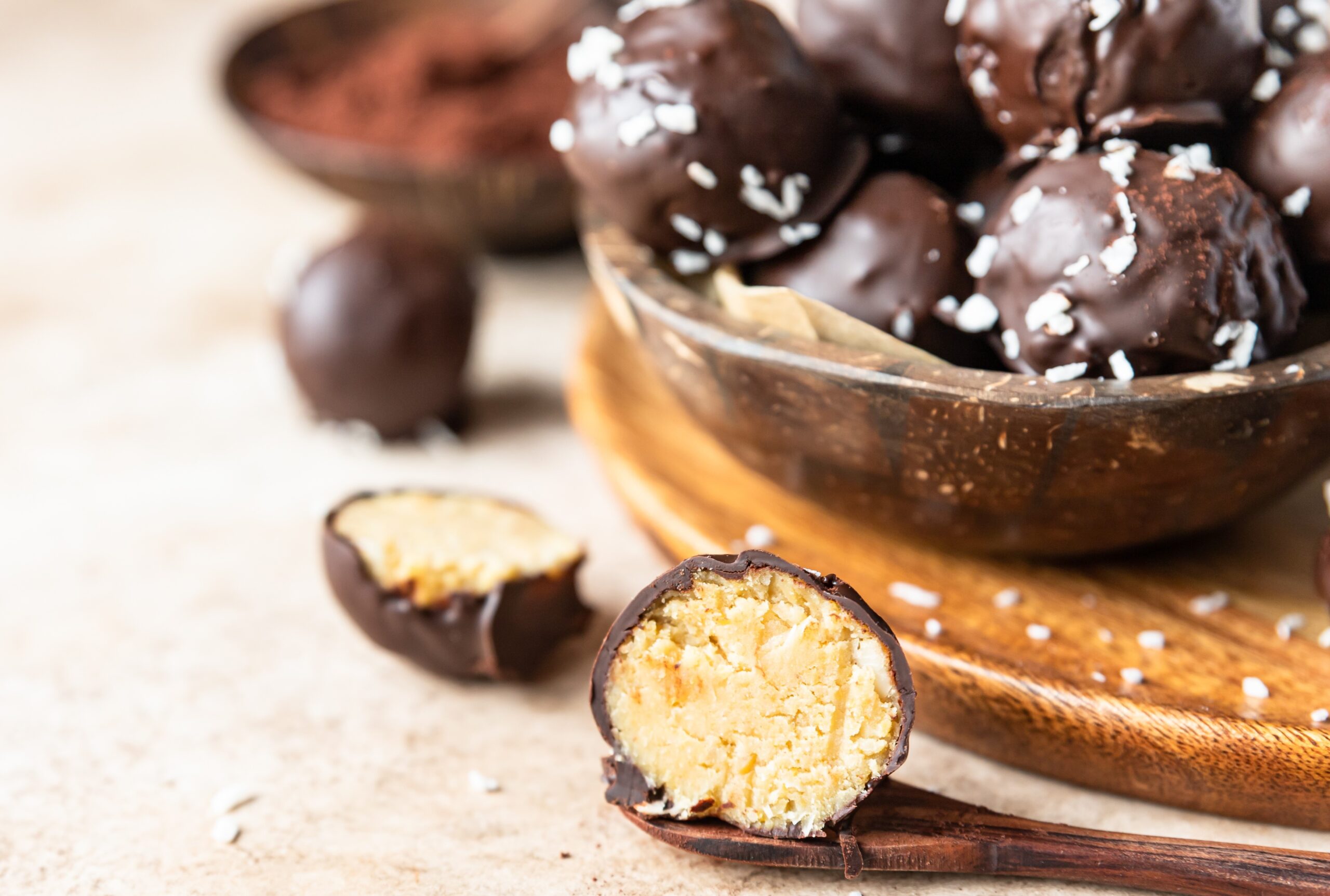 Cioccolatini cocco e banana: perfetti per Natale, anche da regalare!