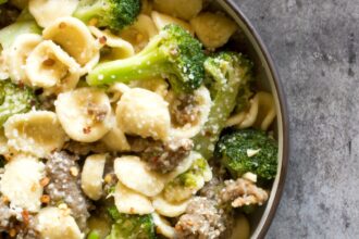 Orecchiette broccoli e salsiccia: molto più di un primo!