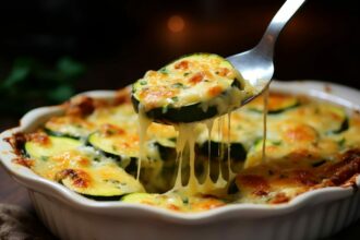 Sformato di zucchine al formaggio: