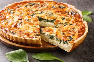 Quiche Spinaci e Formaggio: perfetta come antipasto a Natale