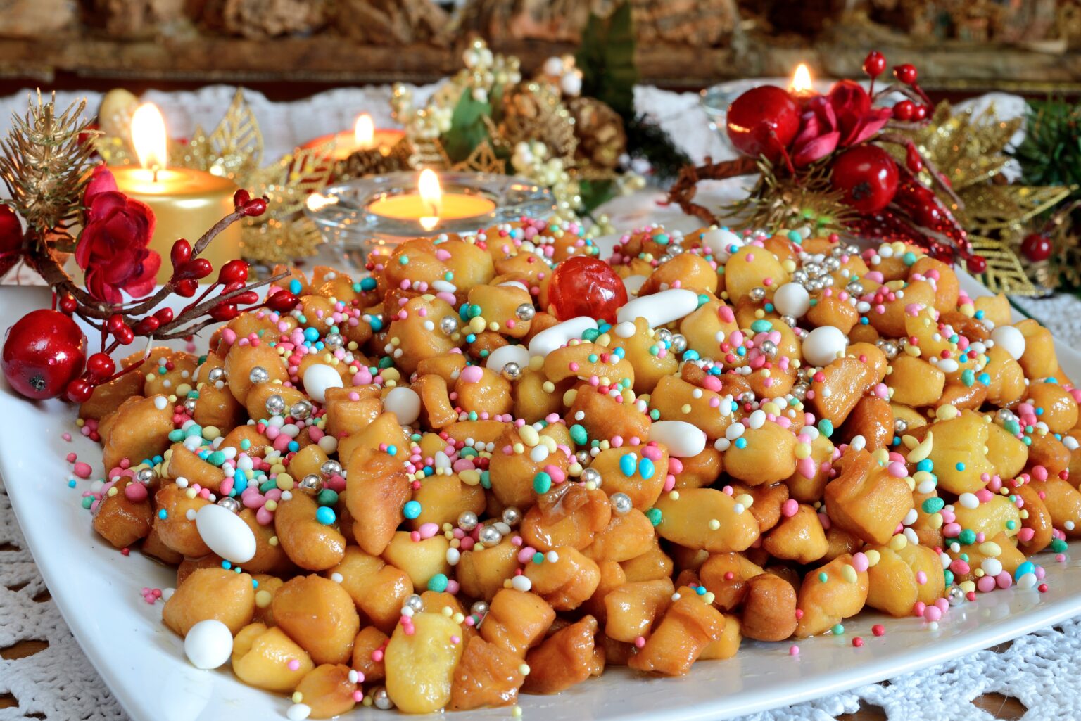 Gli struffoli di Sal De Riso al miele mille fiori: fenomenali!