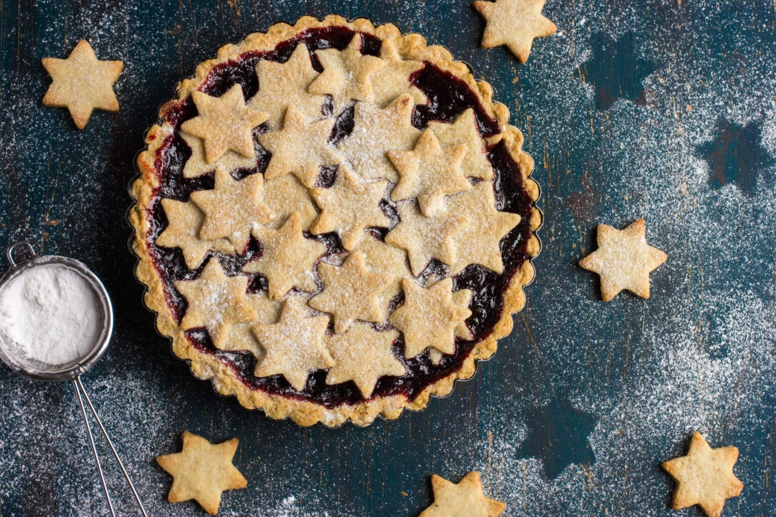 Crostata stellata: la torta per accogliere l’anno nuovo