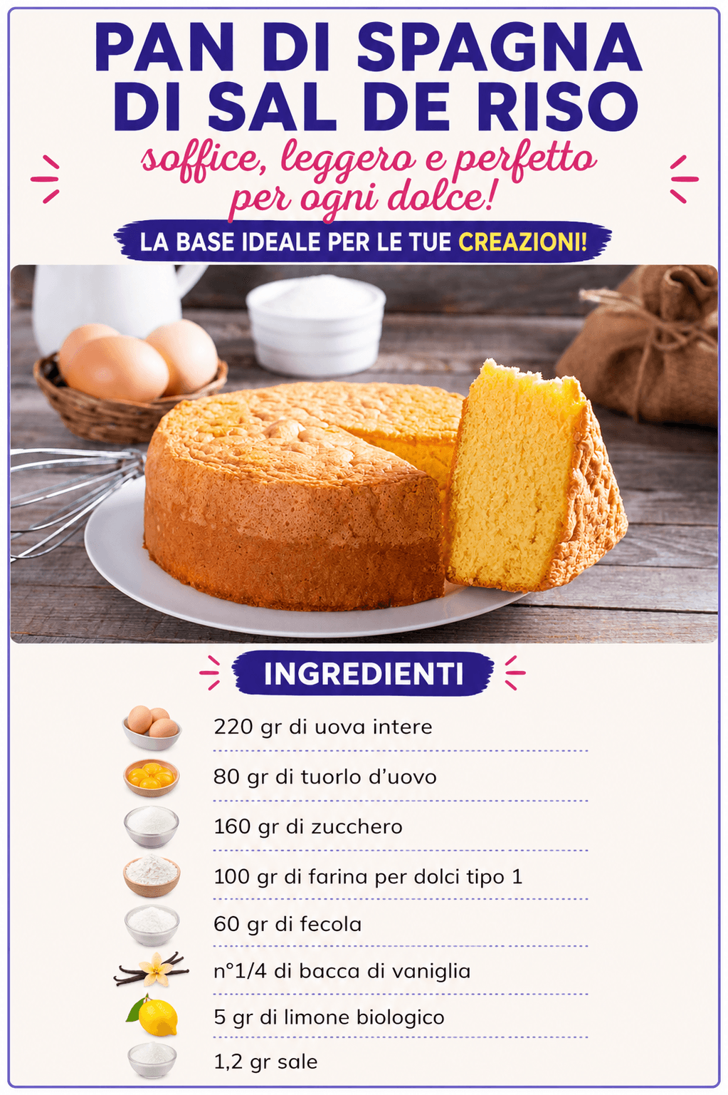 Pan di Spagna di Sal De Riso: la sua ricetta e i suoi segreti!