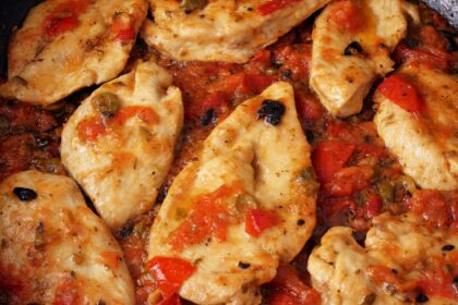 Petto di pollo alla siciliana: succoso e saporito