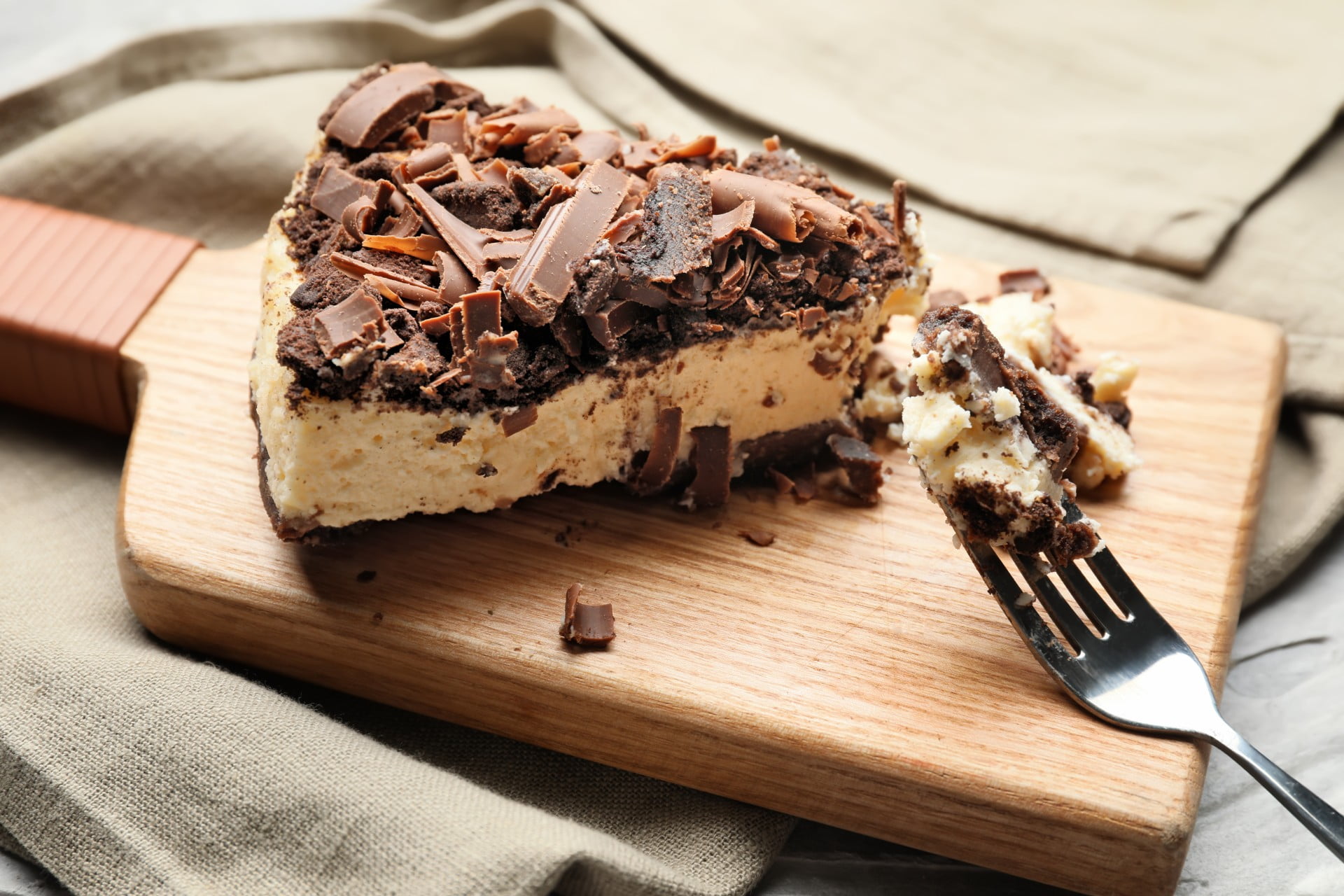 Cheesecake al cioccolato