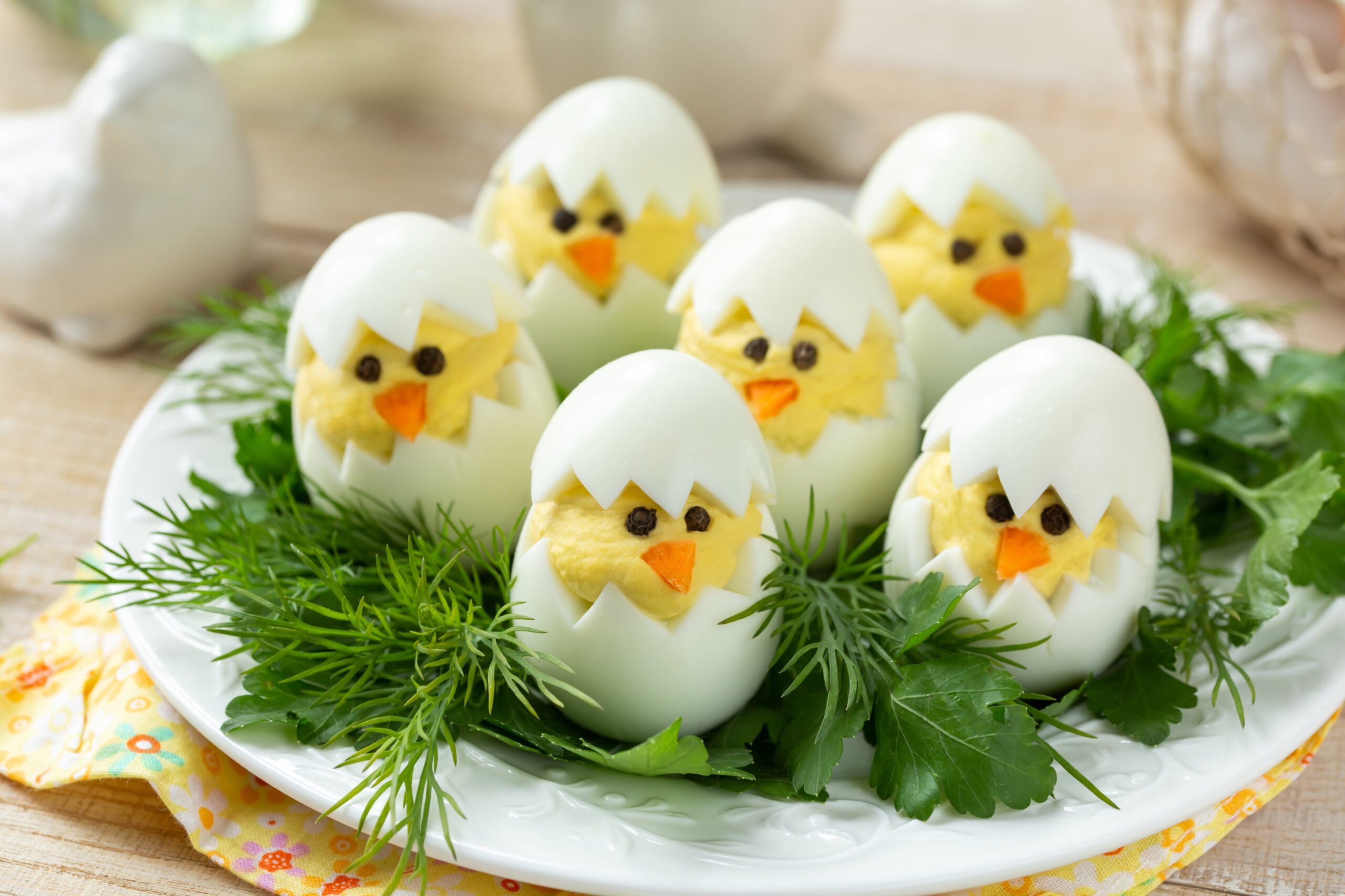 Antipasto di Pasqua con le uova