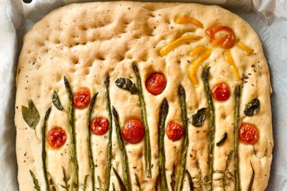 Focaccia primavera: un trionfo di sapori e di colori