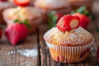 Muffin alle fragole: i pasticcini di primavera