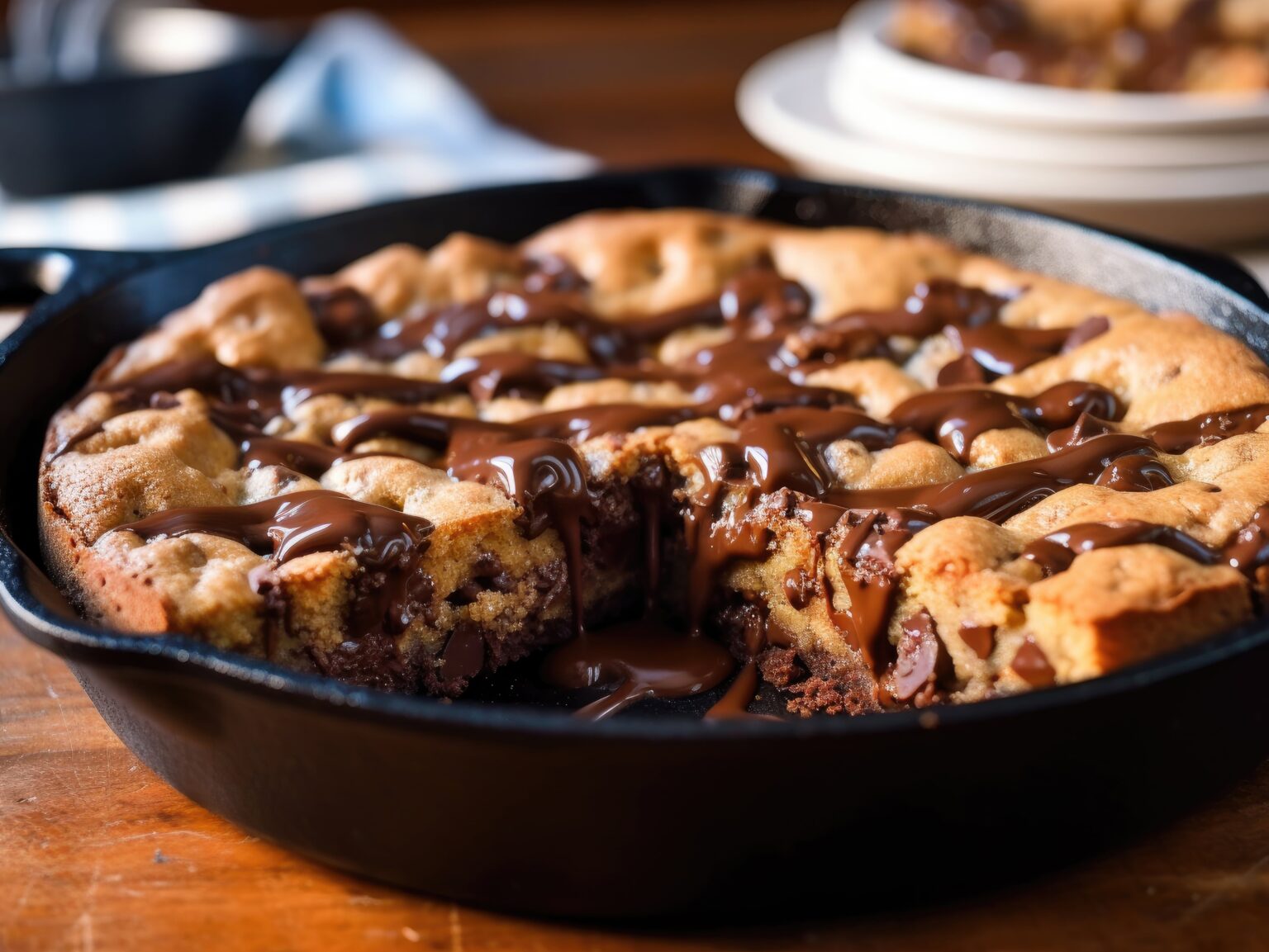Torta biscotto al cioccolato: si prepara in padella!
