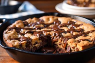 Torta biscotto al cioccolato: si prepara in padella!