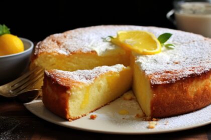 Torta tenerina cioccolato bianco e limone: una delizia sorprendente