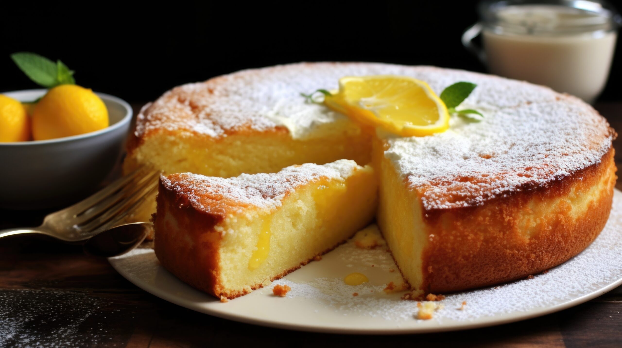 Torta tenerina cioccolato bianco e limone: una delizia sorprendente