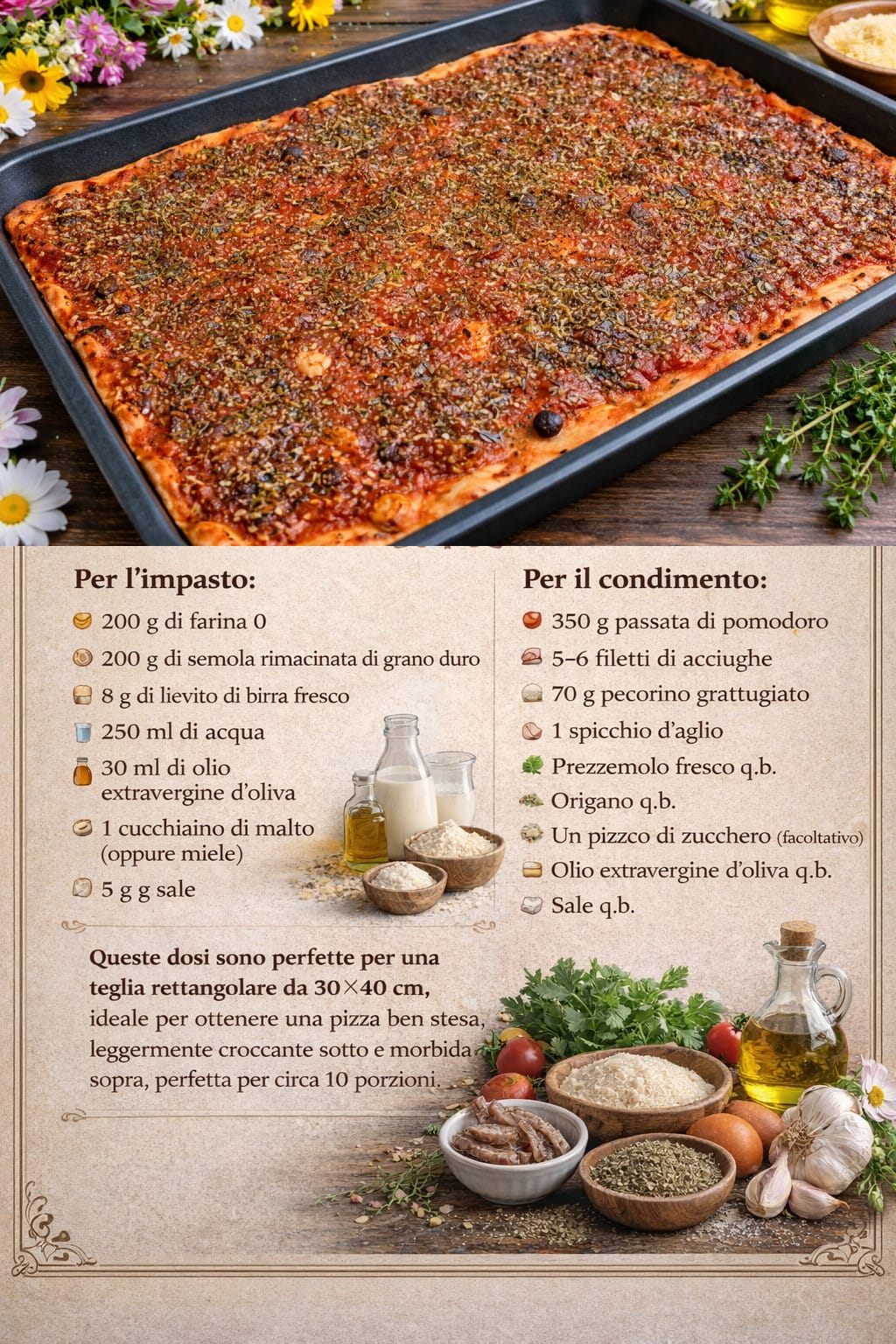 Pizza Rianata: la pizza trapanese che conquista al primo morso