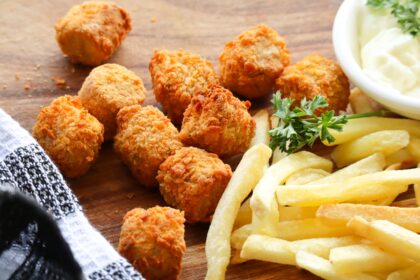 Nuggets vegetariani: li preparo nella friggitrice ad aria, sono sani e proteici!