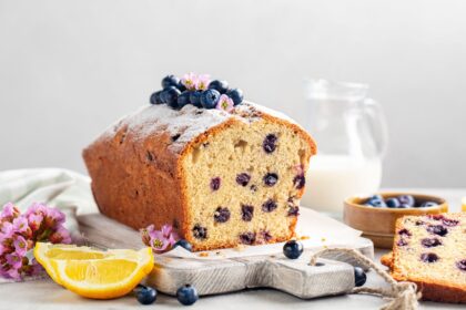 Plumcake mirtilli e ricotta