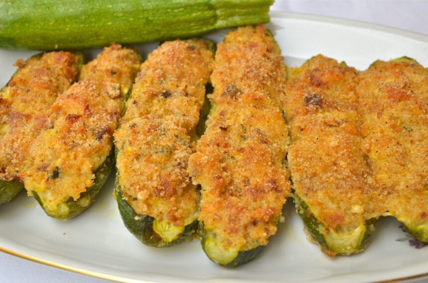 Zucchine ripiene: la mia ricetta - Pane e Mortadella