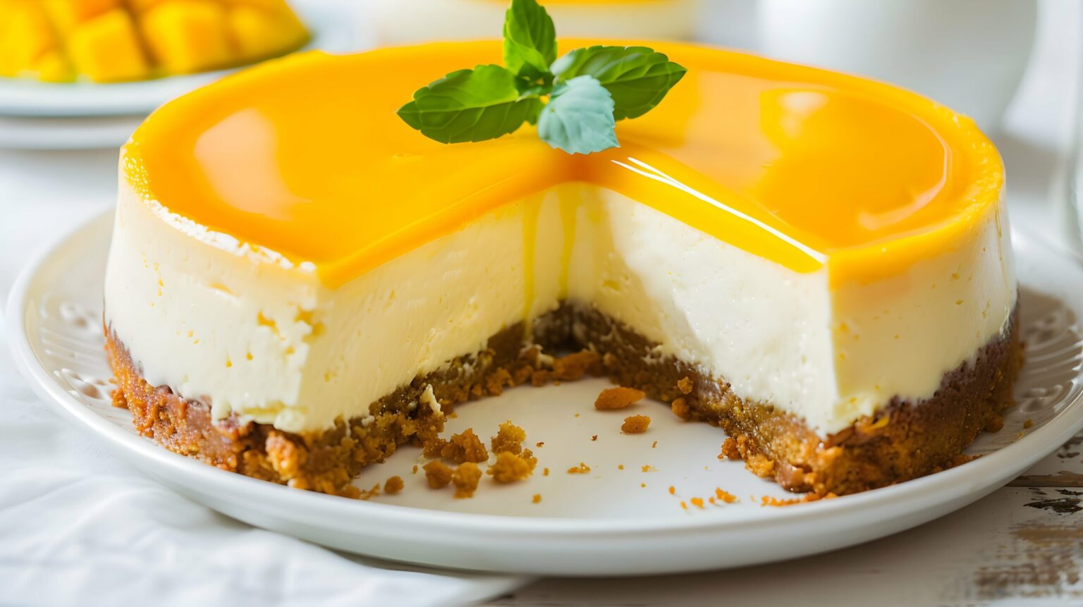 Cheesecake al mango: una passione esotica