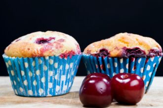 Muffin ciliegie e yogurt: davvero super!