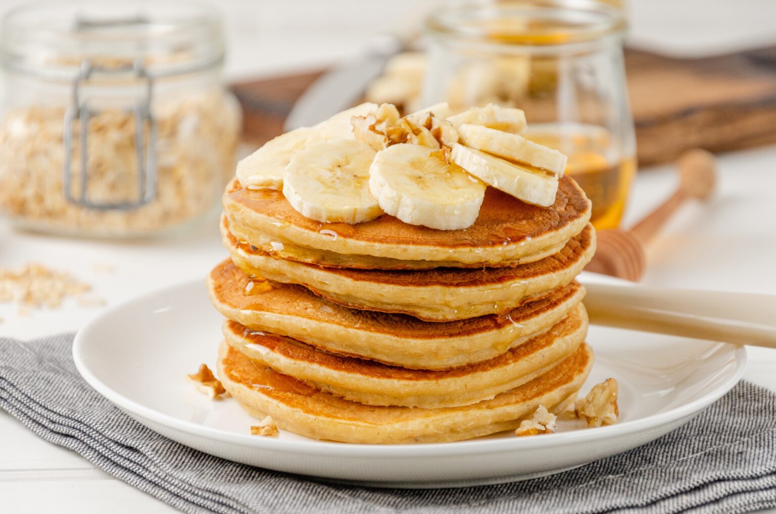 Pancakes di banane: li preparo con 2 ingredienti