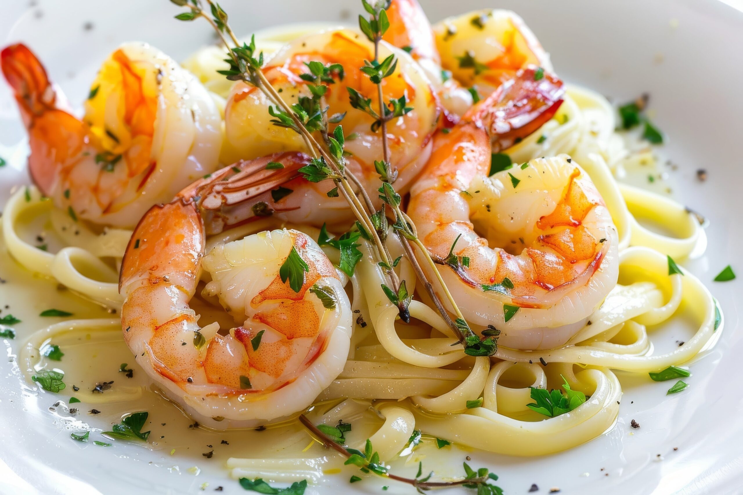 Linguine gamberi e limone: un primo agrumato dal sapore di mare