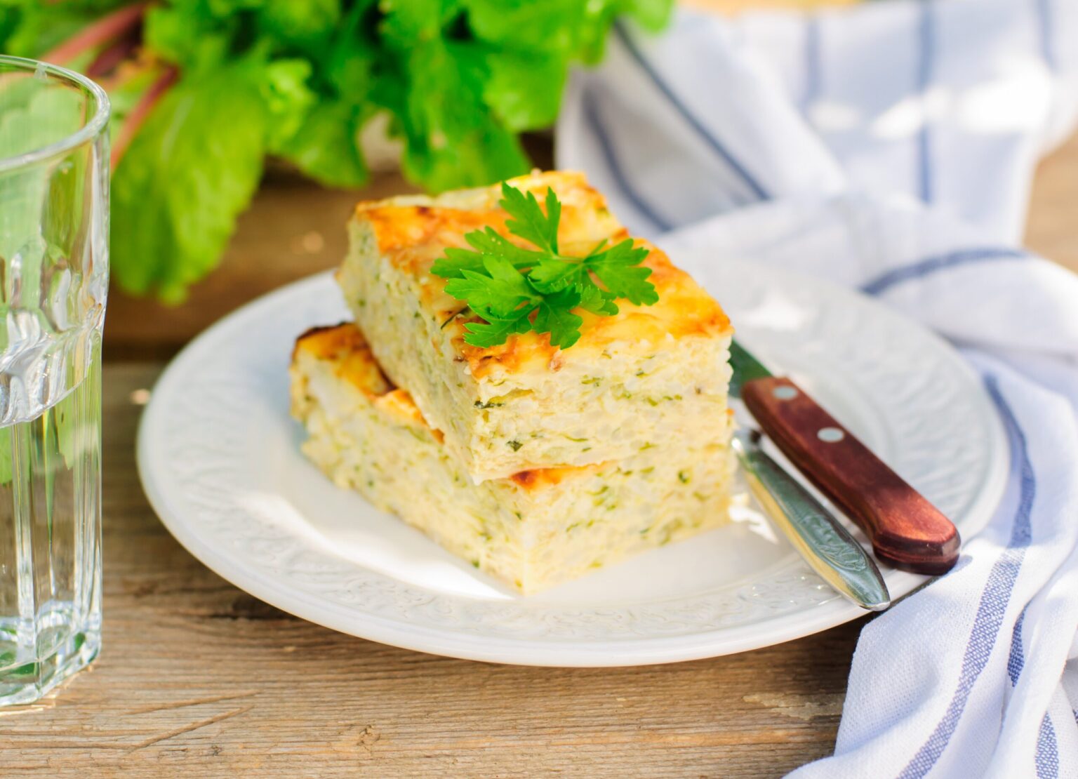 Torta di riso e zucchine: facile, genuina e nutriente