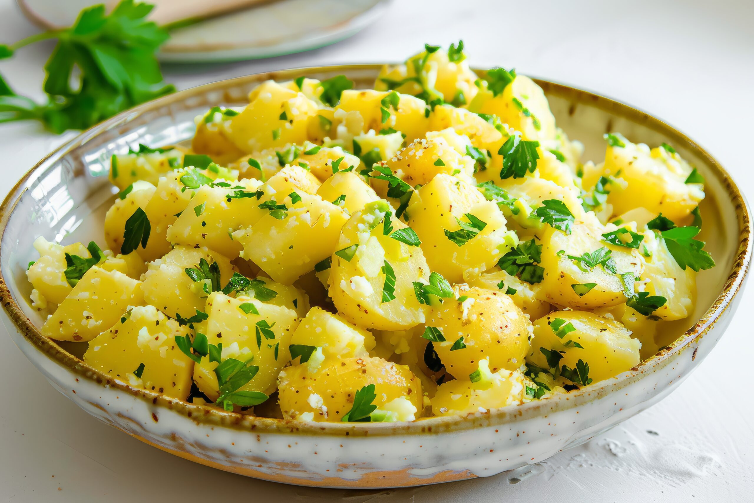 traditional-german-potato-salad-with-fresh-parsley-topping