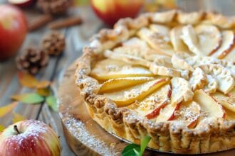 Crostata mele e uvetta: paradisiaca e dall’intenso profumo di cannella