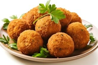 Polpette di cicoria e patate: croccanti fuori, morbide dentro, deliziose