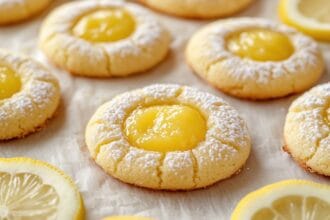 Biscotti al lemon curd: piccoli bocconcini sfiziosissimi e golosi!