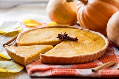 Crostata di zucca e cannella