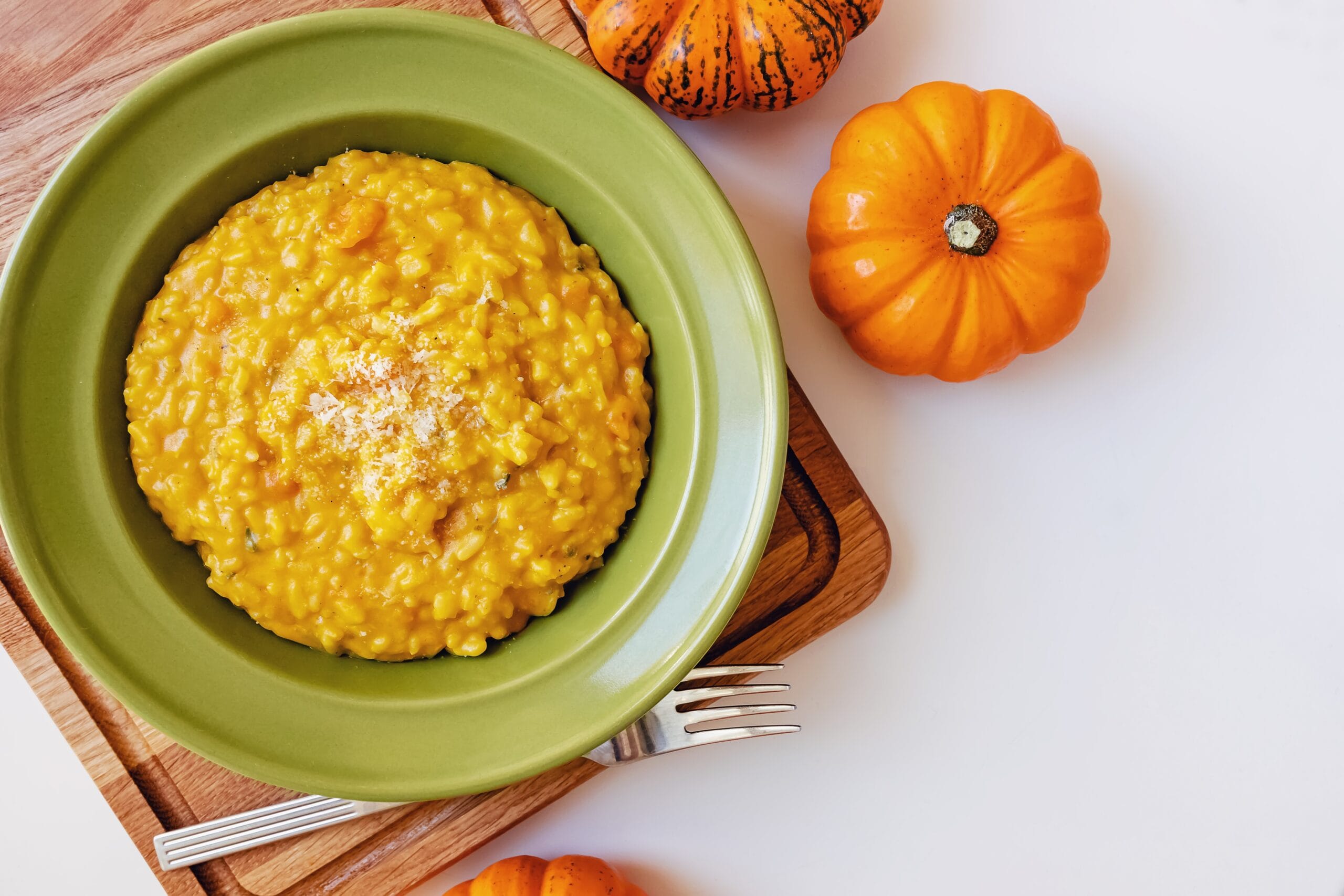 Risotto filante zucca e provola: fila che è un piacere