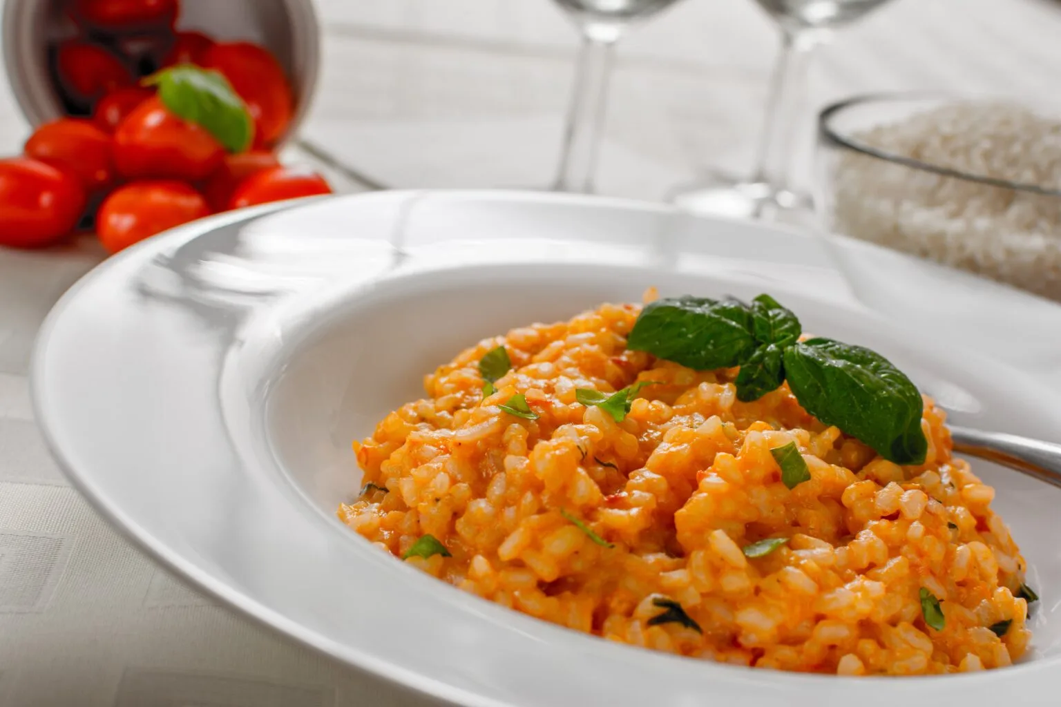 Risotto al gusto pizza margherita: cremosissimo