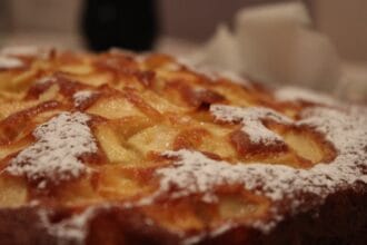 Torta di mele e latte d’avena, senza lattosio e super soffice