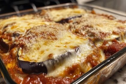 Lasagna di melanzane senza niente, senza sfoglia e senza burro