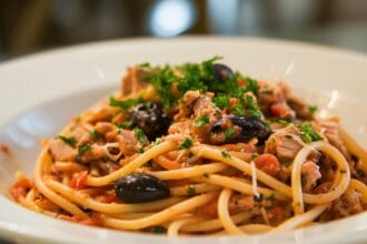 Pasta alici e olive: la più saporita di sempre