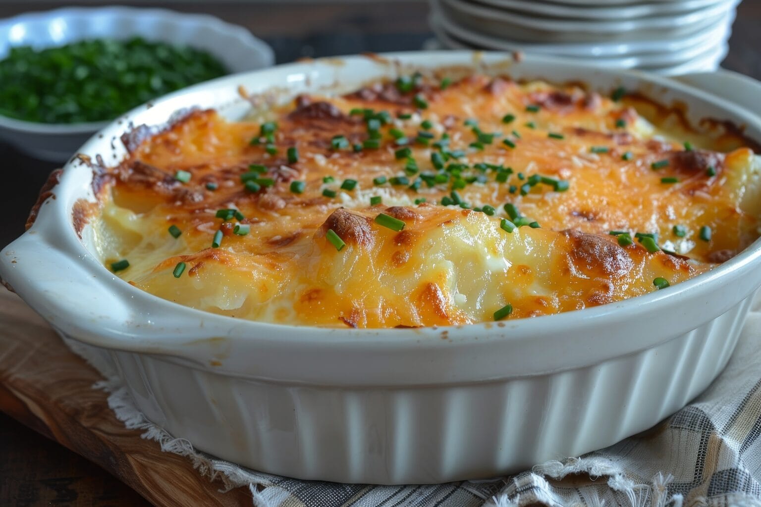 Patate al forno con cotto e scamorza: filanti e deliziose