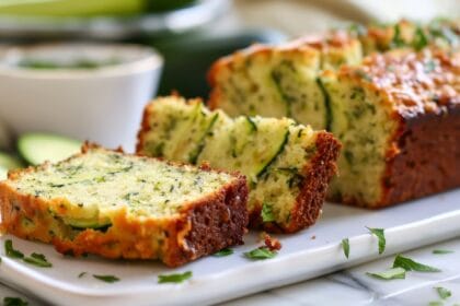 Plumcake alle zucchine: soffice e veloce, ideale come aperitivo