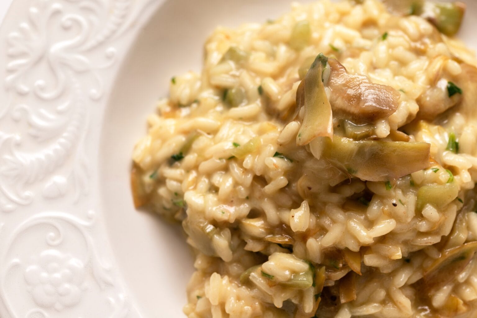 Il risotto ai carciofi