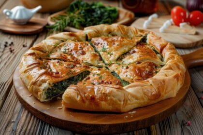 Rustico spinaci e salciccia: fragrante e saporita