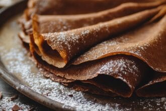 Crepes al cacao all’acqua