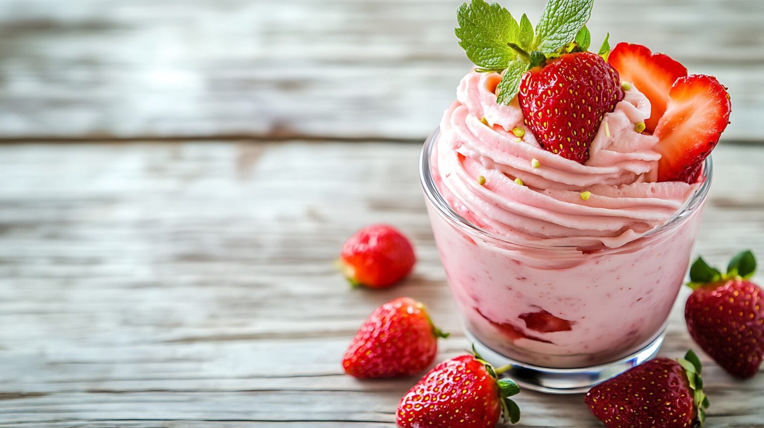 Mousse alla fragola: spumosissima e freschissima