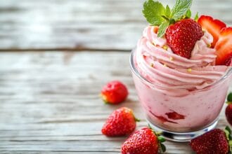 Mousse alla fragola: spumosissima e freschissima