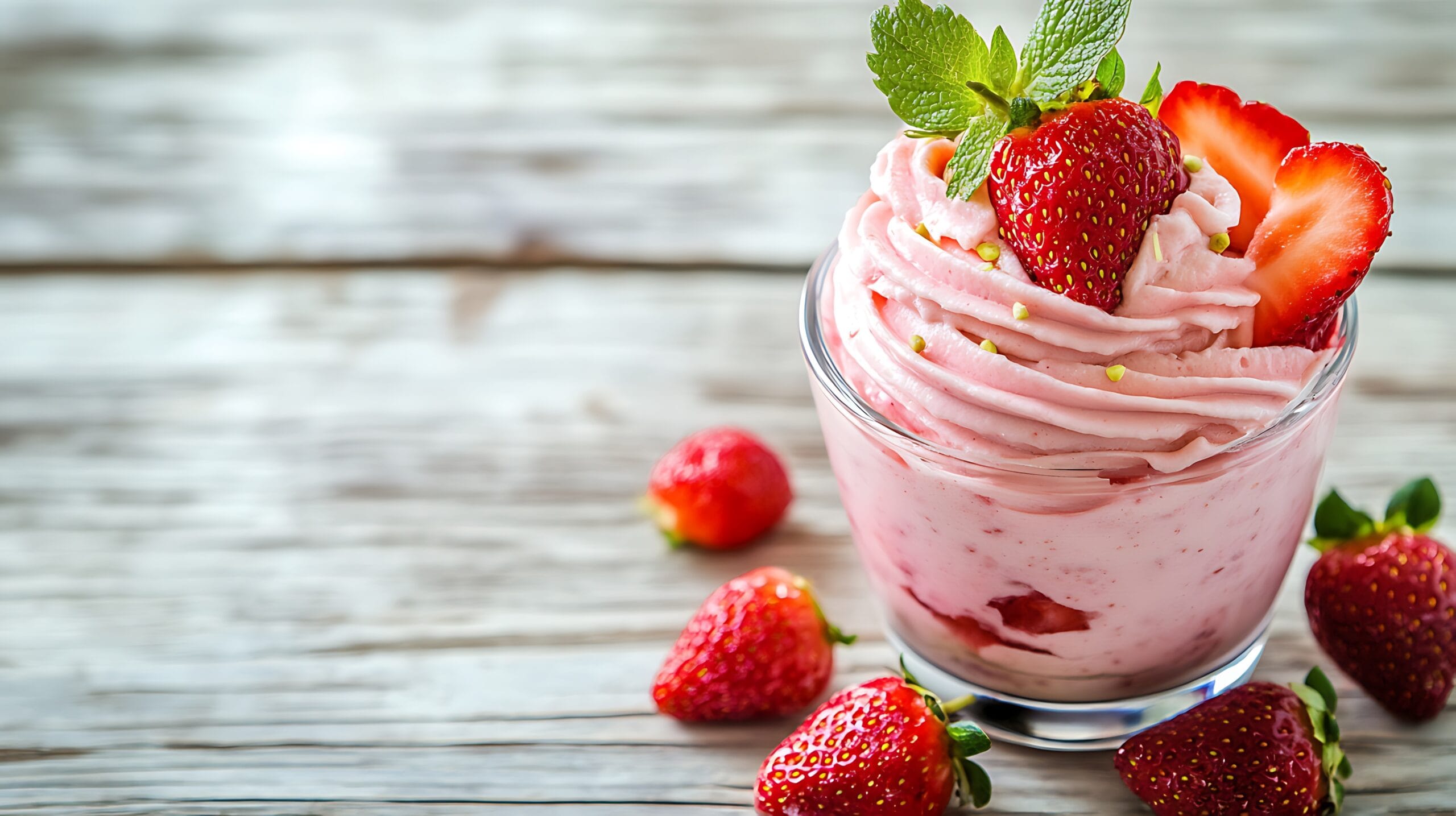 Mousse alla fragola: spumosissima e freschissima
