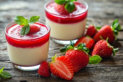 Panna cotta alla fragola: delizia di primavera