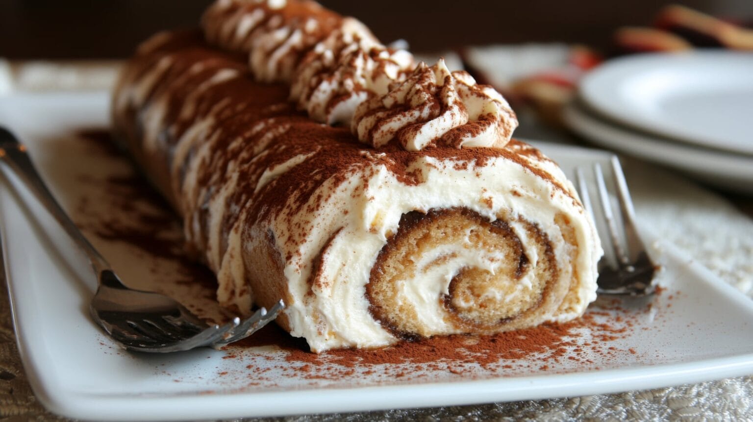 Rotolo di colomba tiramisù, per trasformare gli avanzi in una delizia
