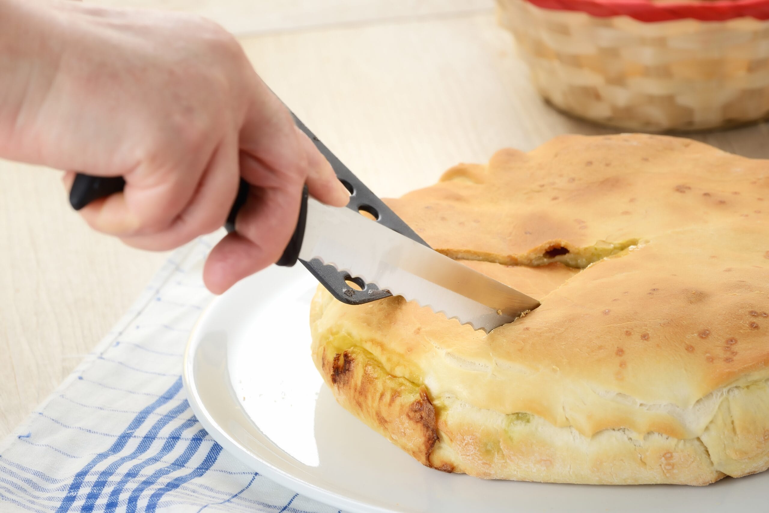 Torta salata bietole e spinaci