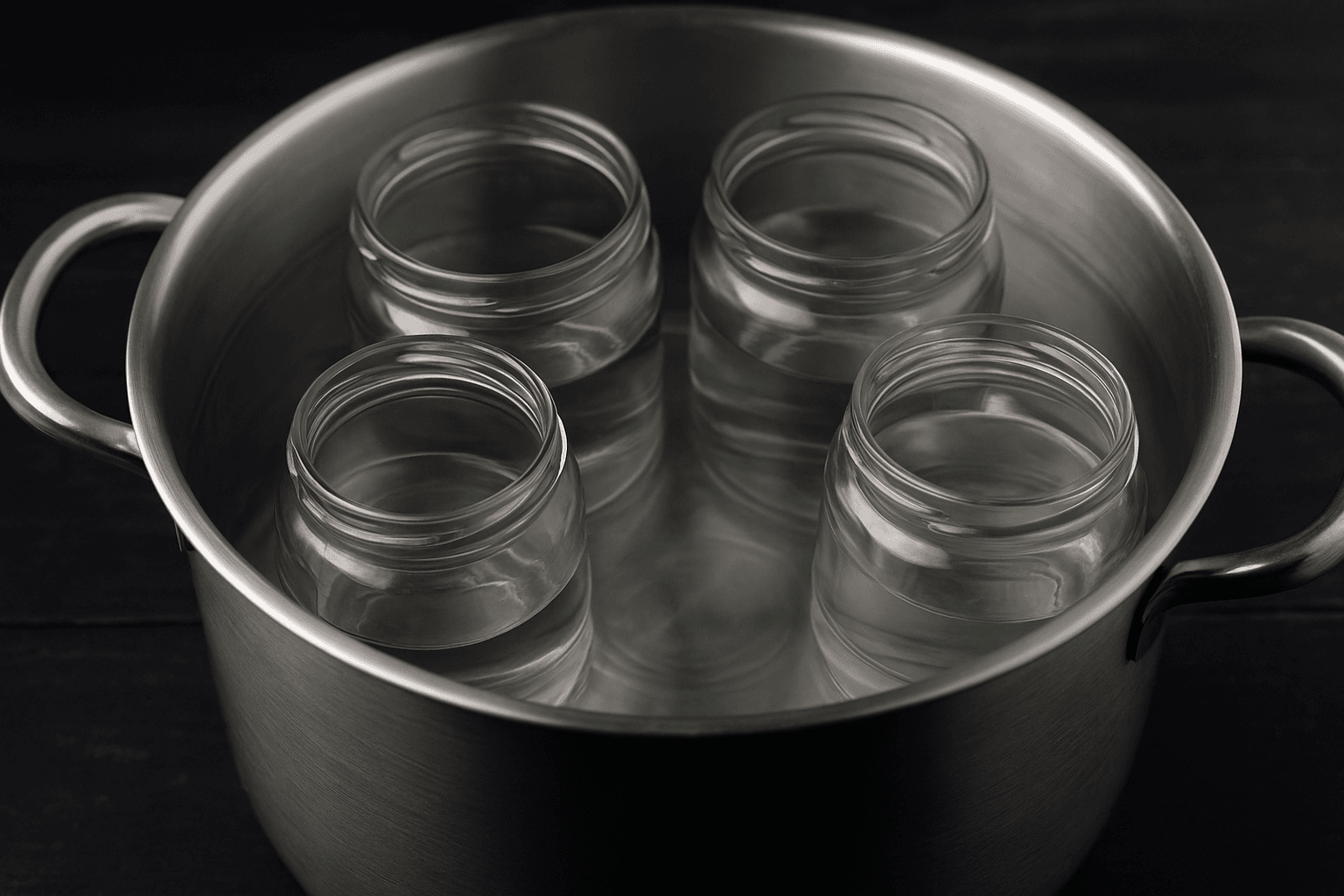 Sterilizzare i barattoli di vetro