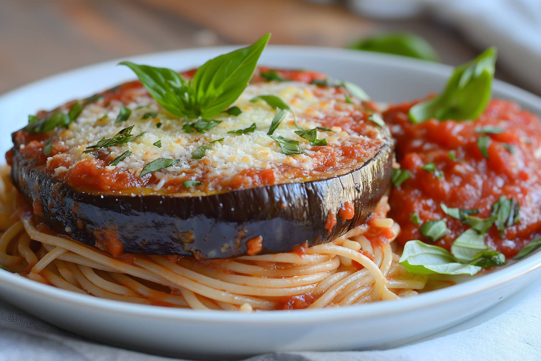 Nidi di spaghetti con melanzane: un primo piatto da leccarsi i baffi!